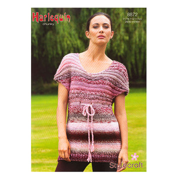 Audrina Tunic in Stylecraft Harlequin Chunky - 8872 - Leaflet