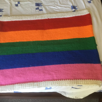 Rainbow baby blanket