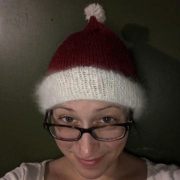 Elfish Angora Trimmed Hat