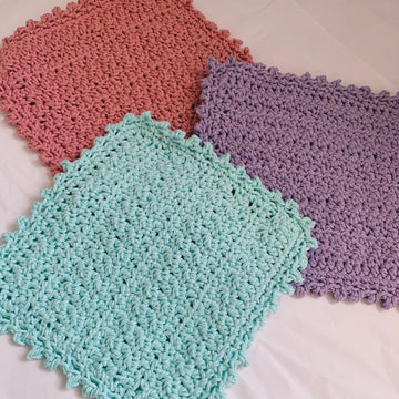 The Picot Posy Dishcloth