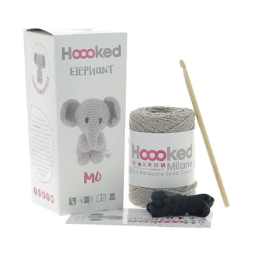 Hoooked DIY Kit - Elephant Eco Barbante
