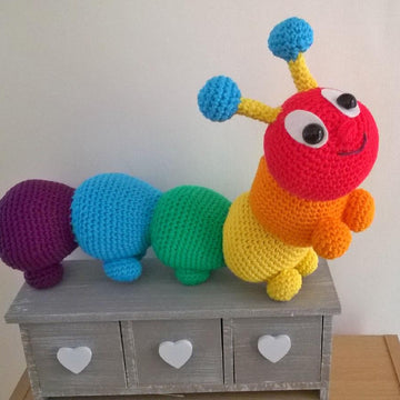 Cyril the rainbow caterpillar