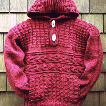 MS 166 Kid's Placket Hoody