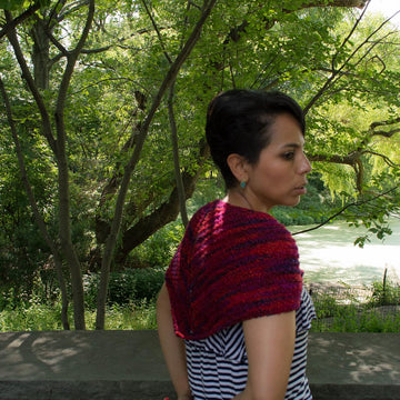 Cranberry Dreams Shawl