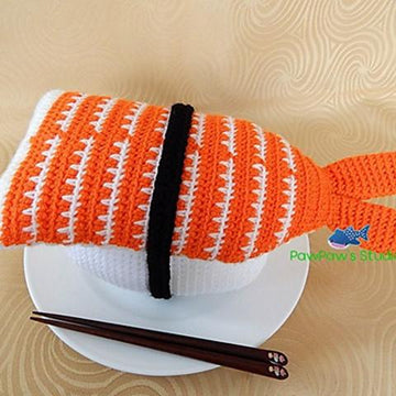 Amigurumi Jumbo Sushi Ebi/shrimp Pattern No.17