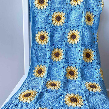 Here comes the sunflowers blanket