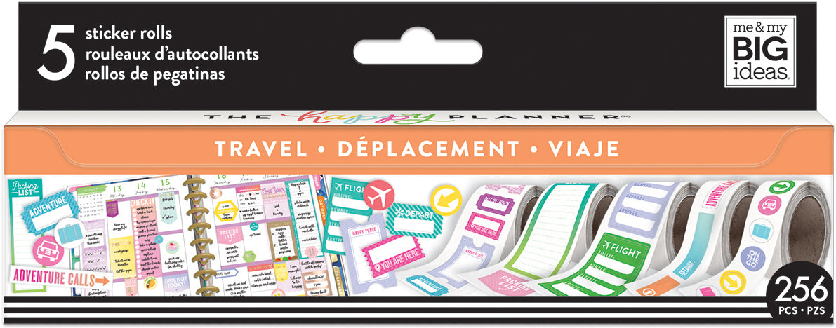 Happy Planner Sticker Roll - Travel