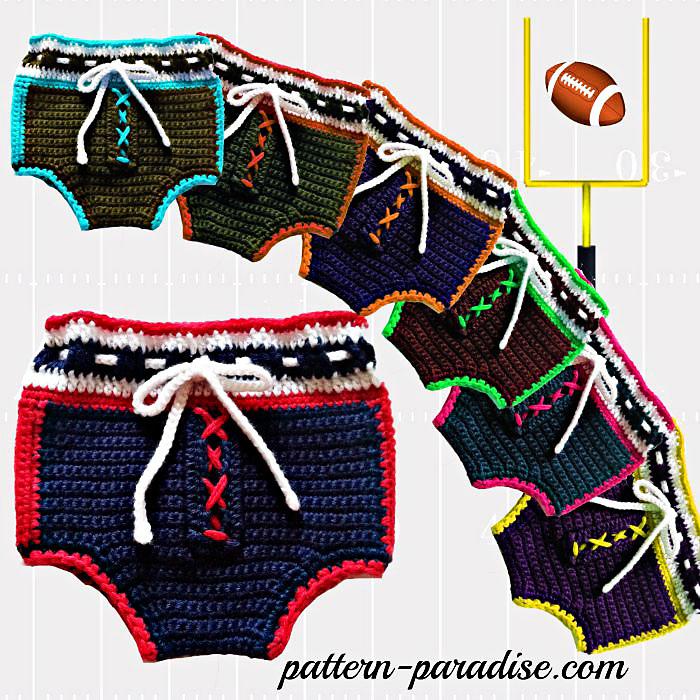 Football Diaper Covers 12-058