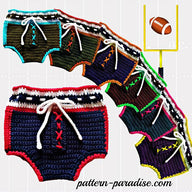 Football Diaper Covers 12-058