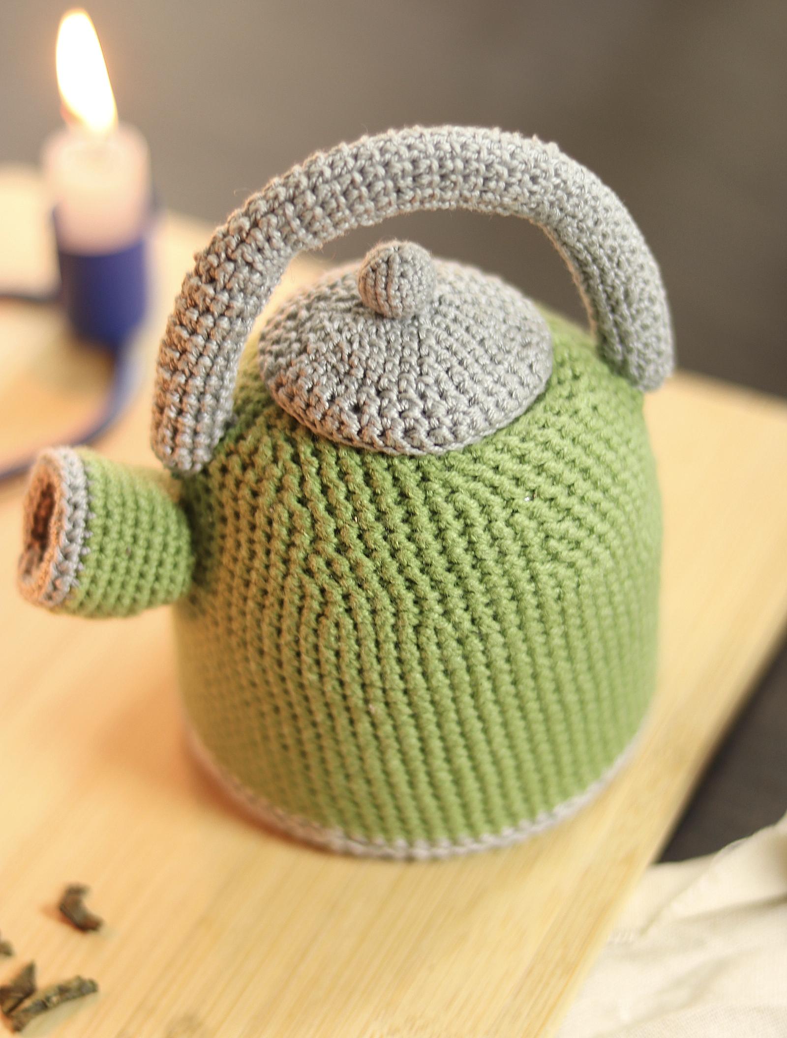 Crochet Kitchen Play Set Pattern: Teapot, Pots, Pan, Mug, Plate (PDF Pattern)