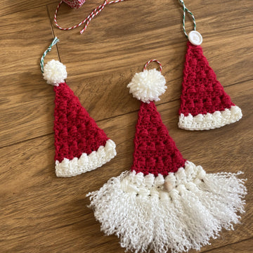 Crochet Santa Gonk Decoration