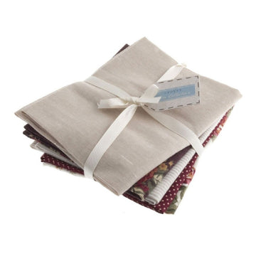 Trimits Cotton Linen Fat Quarter Bundle - Natural