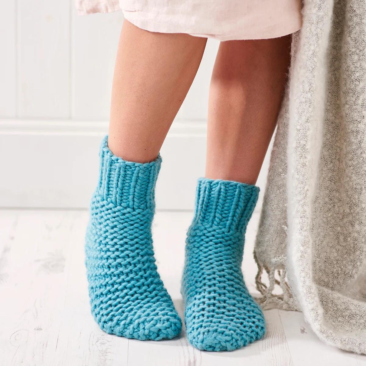 Chunky Socks Knitting Pattern PDF