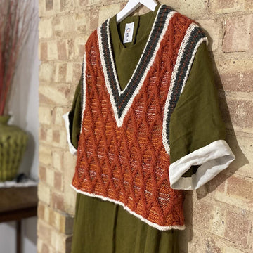 Mosaic Crop Vest 2