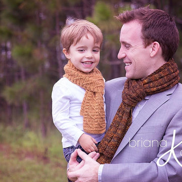 Rust Scarf Knit