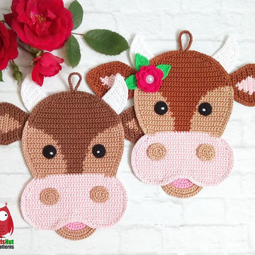 294  Cow and Bull Ox decor
