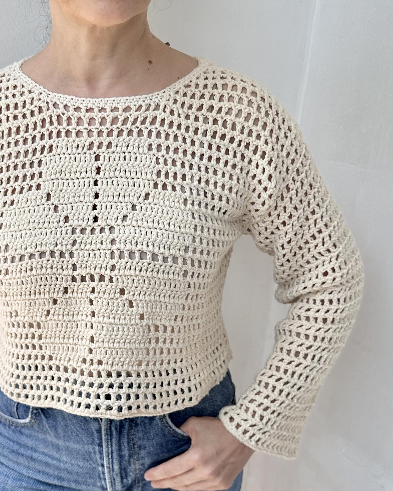 Flower sweater