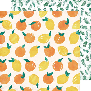 American Crafts Heidi Swapp Storyline Chapters Double-Sided Cardstock 12" 25/Pkg - Fresh Squeezed