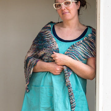 Coastal Sunset Celebration Shawl