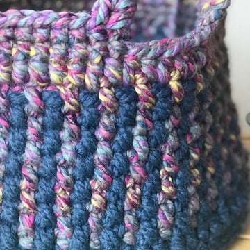 Fine Tooth Comb Crochet Basket