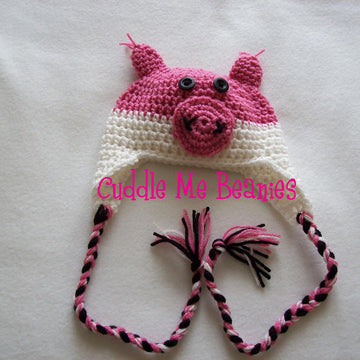 Piggy Ear Flap Beanie
