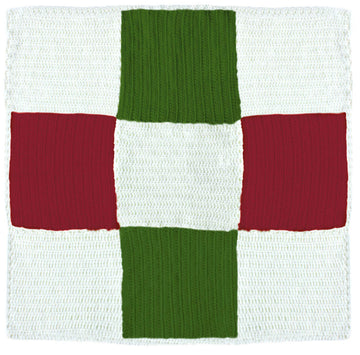 Nine Square Blanket For Stocking in Caron United - Downloadable PDF