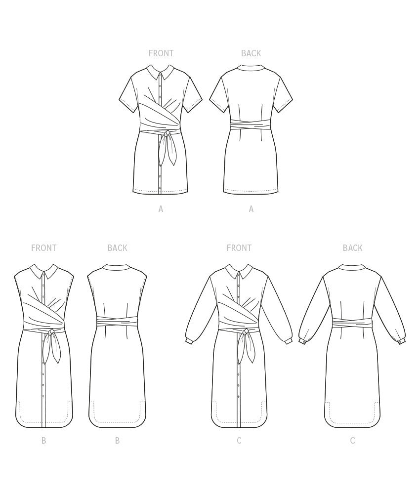 McCall's Misses' and Women's Dresses M8286 - Sewing Pattern