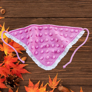 Ruffled Stylish Knit Kerchief Pattern PDF