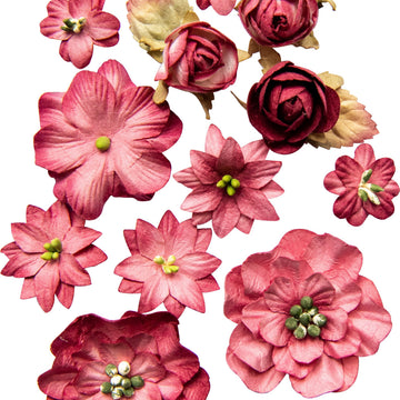 49 And Market Country Blooms 12/Pkg - Scarlet