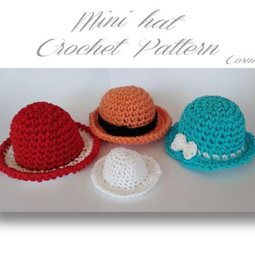Mini hat crochet pattern