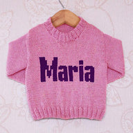Intarsia - Maria Moniker Chart - Childrens Sweater