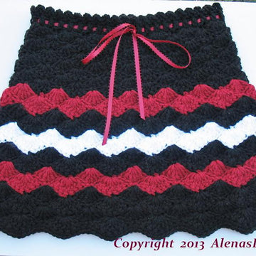 Crochet Striped Skirt - Julia