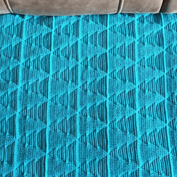 Green forest blanket
