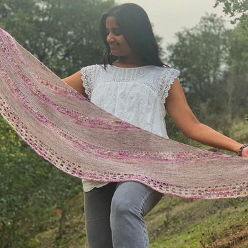 Rose Bed Shawl