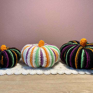 Spooky Halloween Crochet Pumpkins