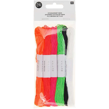 Rico Stranded Cotton Neon, 10 pieces