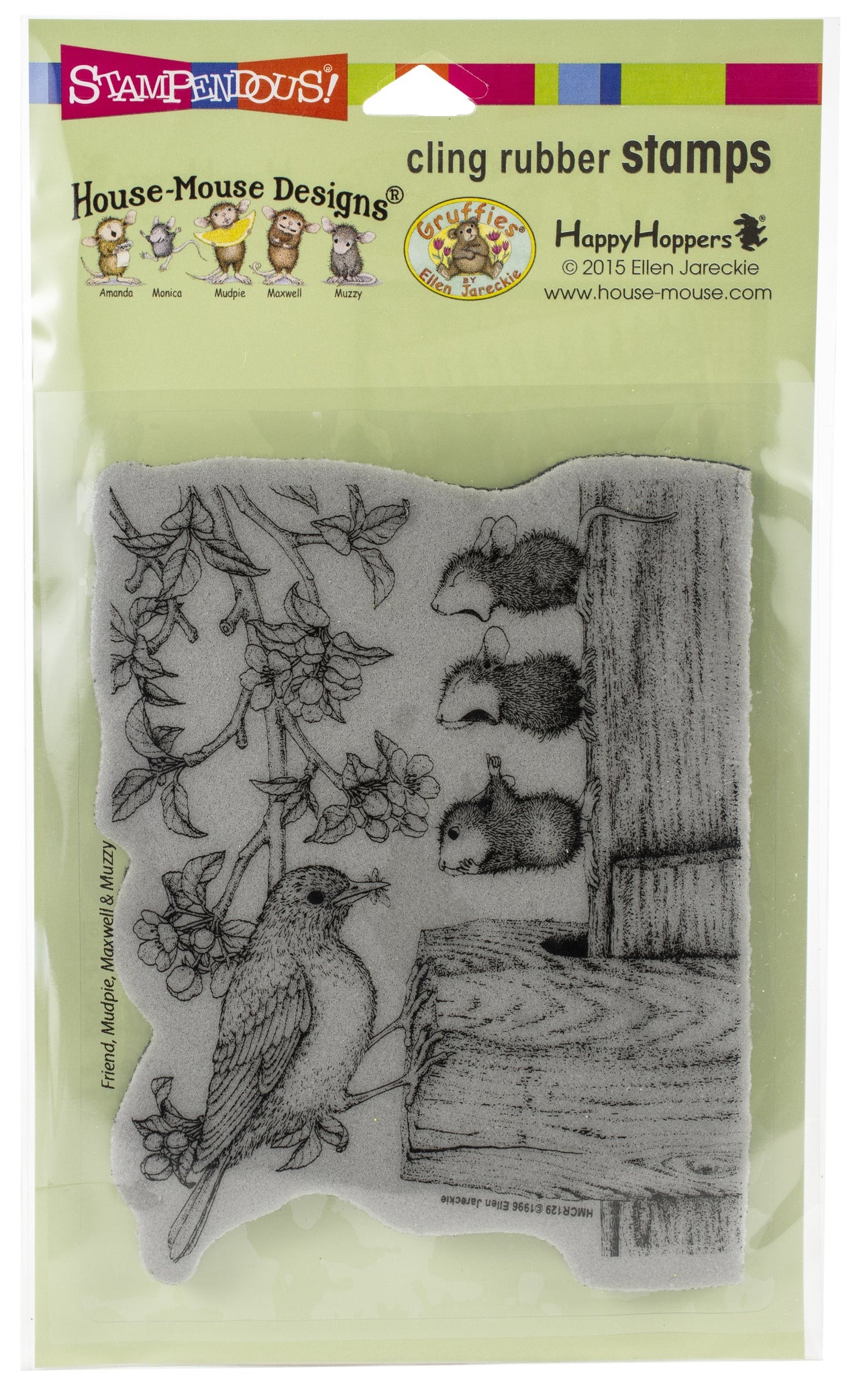 Stampendous House Mouse Cling Stamp - Tweet Treat