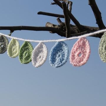 Spring Easter egg garland