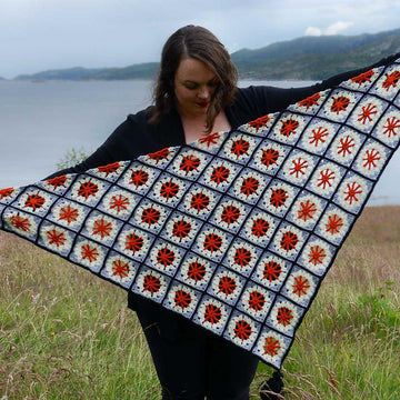 Ferris Wheel Granny Square Shawl