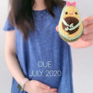 Pregnant Avocado Amigurumi