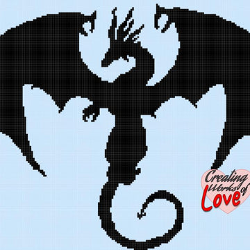 Dragon In Flight Stitch graph