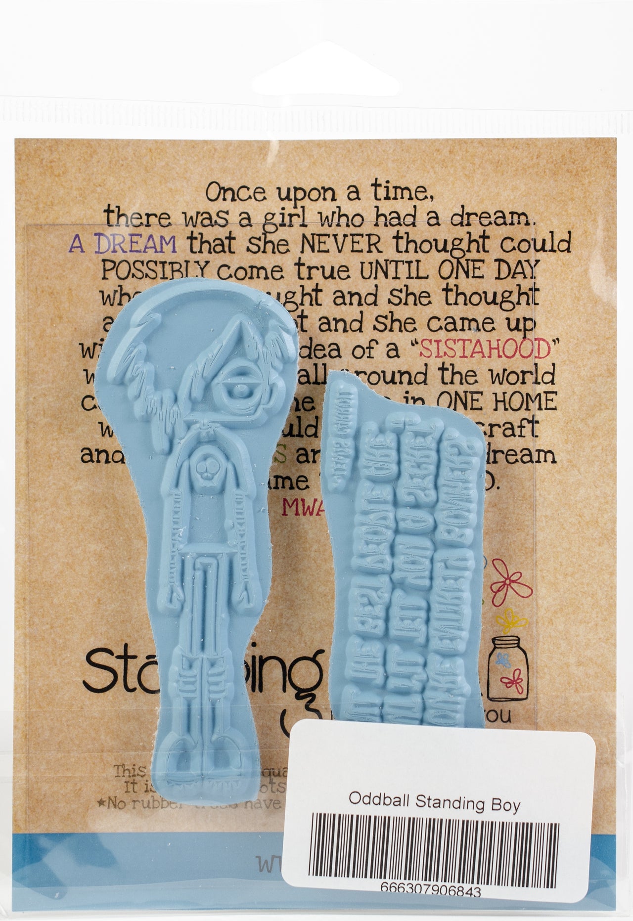 Stamping Bella Cling Stamps - Oddball Standing Boy