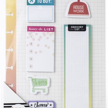 Happy Planner Sticky Notes 160/Pkg - Life, 8 Designs/20 Each
