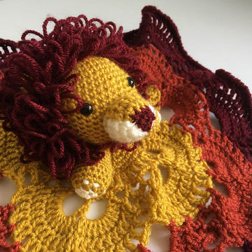 Loopy the Lion Security Blanket