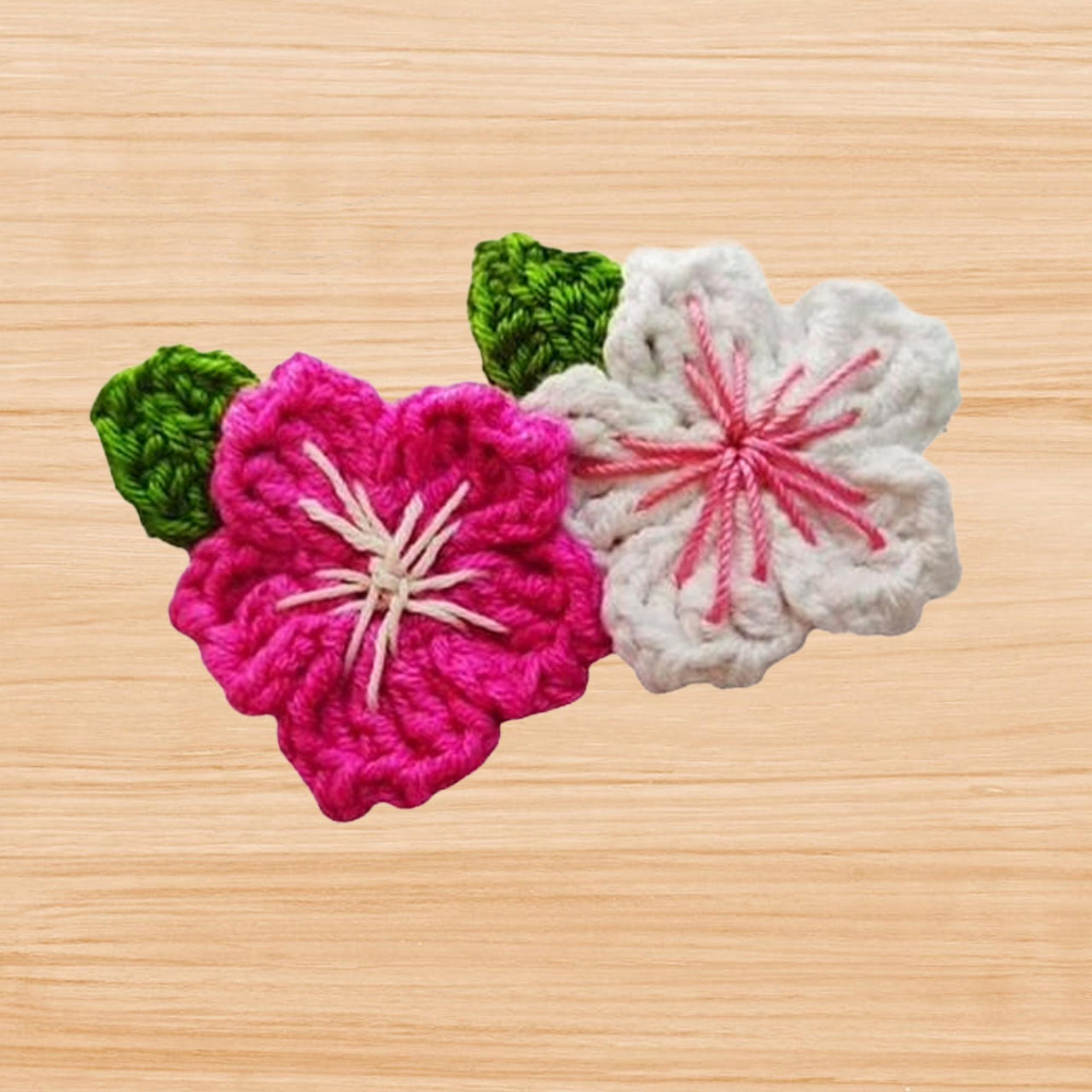 Crochet Flower Hair Clip Pattern – Easy PDF + Video Tutorial