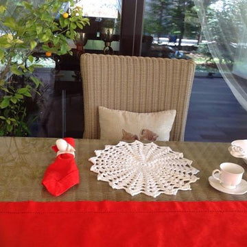 Crochet Placemat & Coaster Set N 110