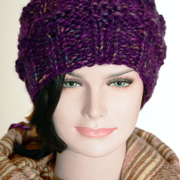 Violeta super quick chunky knit hat