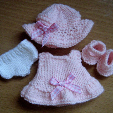 5" Berenguer Doll Sunday Best Outfit
