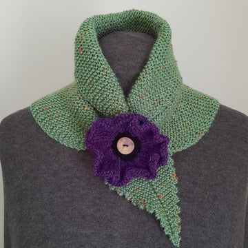 Poppy button scarf
