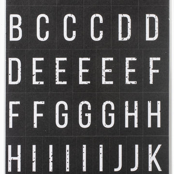 American Crafts Heidi Swapp Art Walk Cardstock Stickers 153/Pkg - Alphabet/Black & White